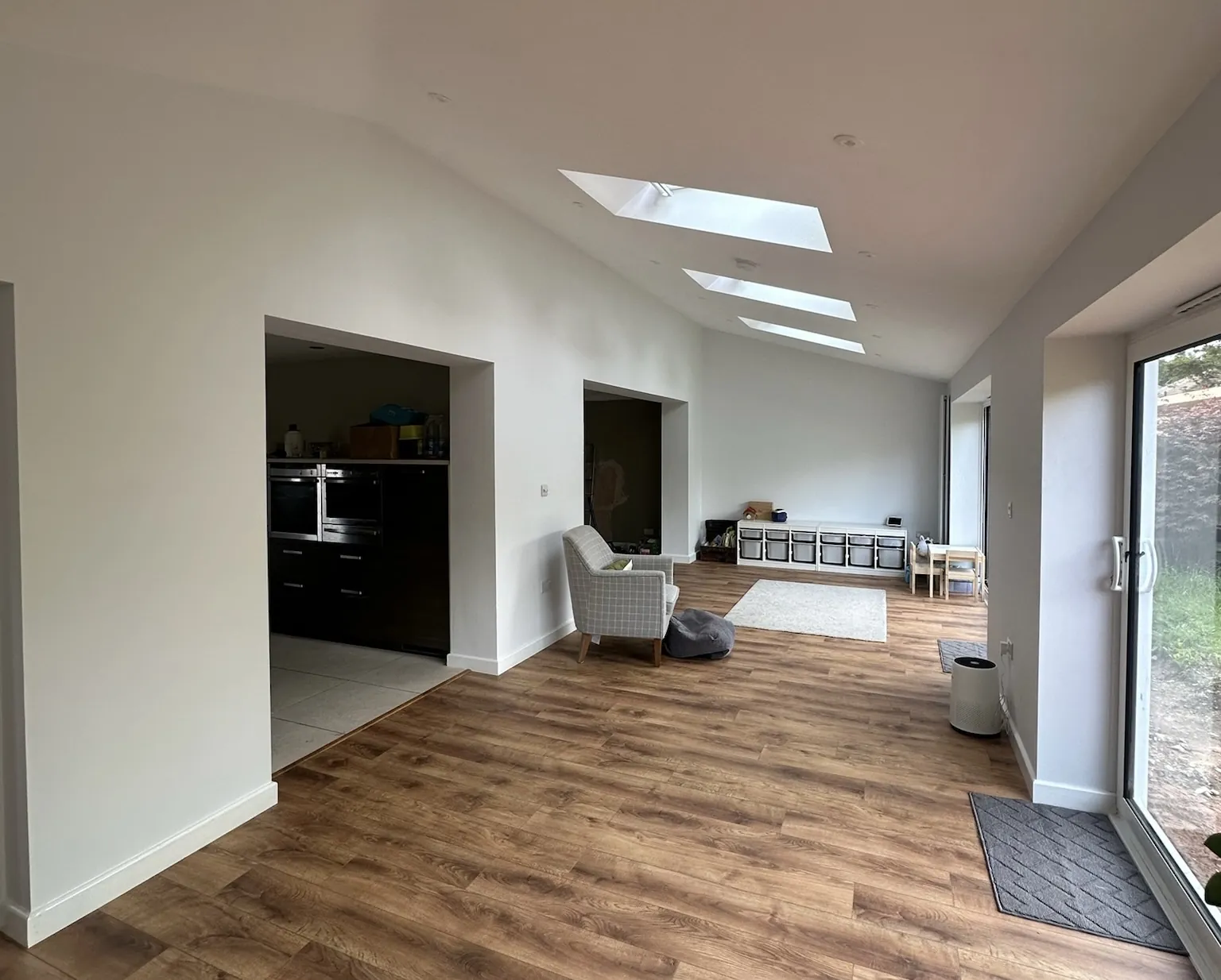 Convert Your Garage project: living